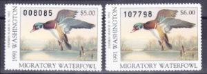 Scan of 1991 Washington Duck Stamps MNH VF