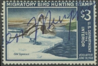 Scan of RW34 1967 Duck Stamp  Used VG