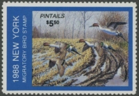 Scan of 1988 New York Duck Stamp MNH VF