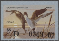 Scan of 1980 California Duck Stamp MNH VF