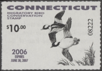 Scan of 2006 Connecticut Duck Stamp MNH VF