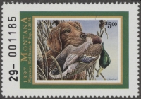 Scan of 1997 Montana Duck Stamp MNH VF