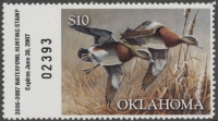 Scan of 2006 Oklahoma Duck Stamp MNH VF