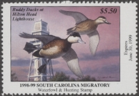 Scan of 1998 South Carolina Duck Stamp MNH VF