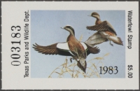 Scan of 1983 Texas Duck Stamp MNH VF