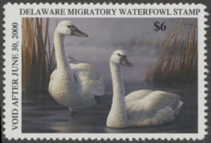 Scan of 1999 Delaware Duck Stamp MNH VF