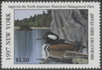 Scan of 1997 New York Duck Stamp MNH VF