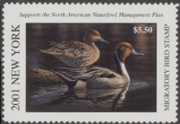 Scan of 2001 New York Duck Stamp MNH VF