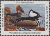 Scan of 2004 Pennsylvania Duck Stamp MNH VF