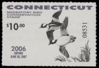 Scan of 2006 Connecticut Duck Stamp MNH VF