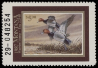 Scan of 1987 Montana Duck Stamp MNH VF