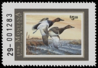 Scan of 1996 Montana Duck Stamp MNH VF