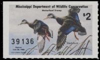 Scan of 1984 Mississippi Duck Stamp MNH VF