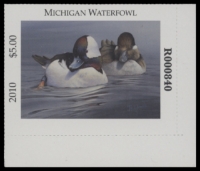 Scan of 2010 Michigan Duck Stamp MNH VF
