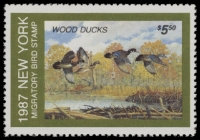 Scan of 1987 New York Duck Stamp MNH VF