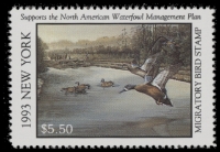 Scan of 1993 New York Duck Stamp MNH VF