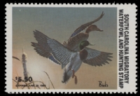 Scan of 1982 South Carolina Duck Stamp MNH VF
