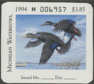 Picture of 1994 Michigan Duck Stamp MNH VF
