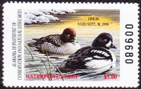 Scan of 1998 Alabama Duck Stamp 