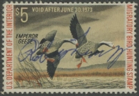 Scan of RW39 1972 Duck Stamp Used F-VF