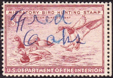 Scan of RW13 1946 Duck Stamp