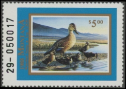 Scan of 1988 Montana Duck Stamp  MNH VF