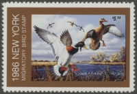 Scan of 1986 New York Duck Stamp  MNH VF