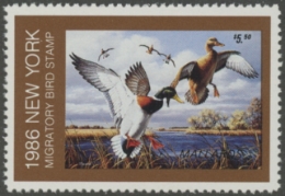 Scan of 1986 New York Duck Stamp  MNH VF