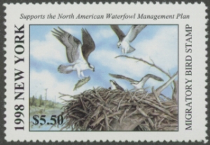 Scan of 1998 New York Duck Stamp  MNH VF