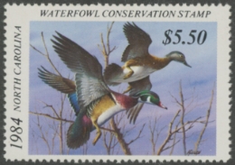 Scan of 1984 North Carolina Duck Stamp  MNH VF