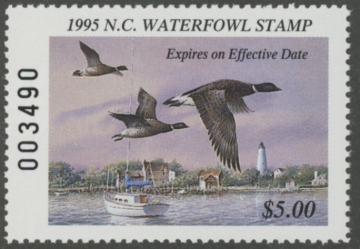 Picture of 1995 North Carolina Duck Stamp  MNH VF