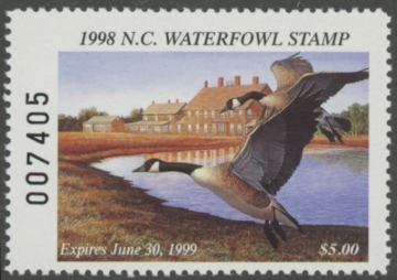 Picture of 1998 North Carolina Duck Stamp MNH VF