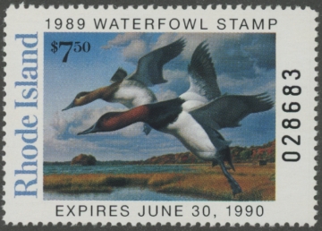 Picture of 1989 Rhode Island Duck Stamp - First of State MNH VF