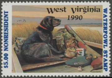 Picture of 1990 West Virginia NR Duck Stamp  MNH VF