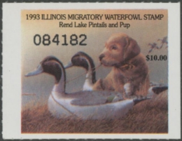 Scan of 1993 Illinois Duck Stamp MNH VF