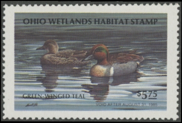 Picture of 1984 Ohio Duck Stamp MNH VF