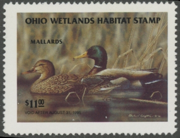 Picture of 1994 Ohio Duck Stamp MNH VF
