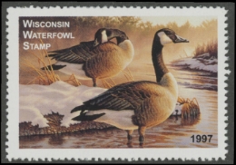 Scan of 1997 Wisconsin Duck Stamp MNH VF