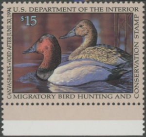Scan of RW60 1993 Duck Stamp  MNH VF
