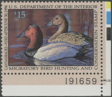 Picture of RW60 1993 Duck Stamp  MNH VF