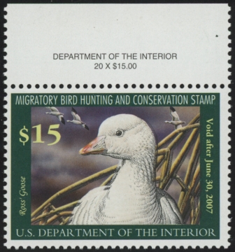 Picture of RW73 2006 Duck Stamp  MNH F-VF