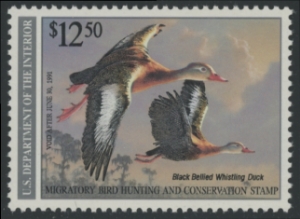 Scan of RW57 1990 Duck Stamp Grade 98 MNH Sup 98