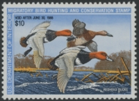 Scan of RW54 1987 Duck Stamp Grade Sup 98 MNH Sup 98