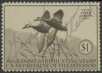 Picture of RW7 1940 Duck Stamp  Used F-VF