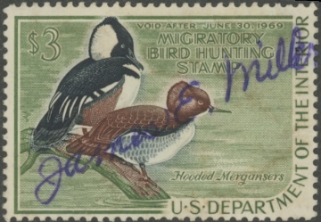 Picture of RW35 1968 Duck Stamp  Used F-VF