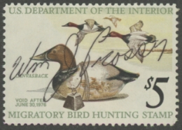 Scan of RW42 1975 Duck Stamp  Used F-VF