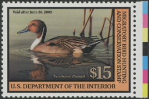 Scan of RW68 2001 Duck Stamp  MNH VF