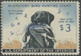 Scan of RW26 1959 Duck Stamp  Used Fine