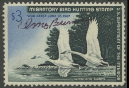 Scan of RW33 1966 Duck Stamp  Used F - VF