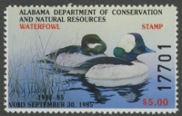 Scan of 1984 Alabama Duck Stamp MNH VF